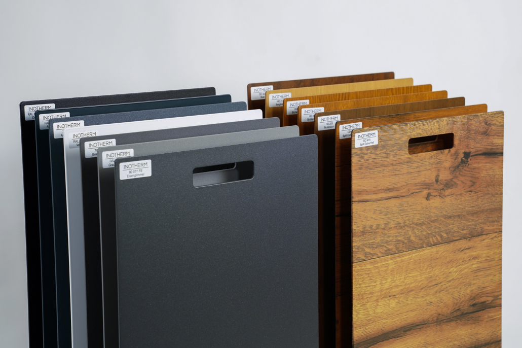 Alu Türen mit Holzdekor sind der beste Kompromiss zwischen Design und Funktionalität!