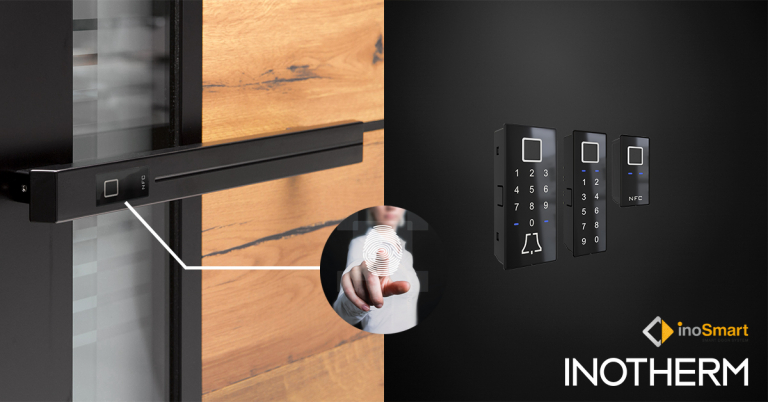 Inosmart Türöffnungssystem mit Fingerabdruckerkennung.