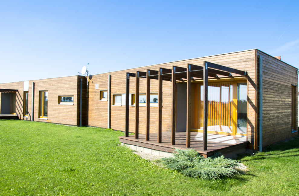 Ein energieeffizientes Haus.