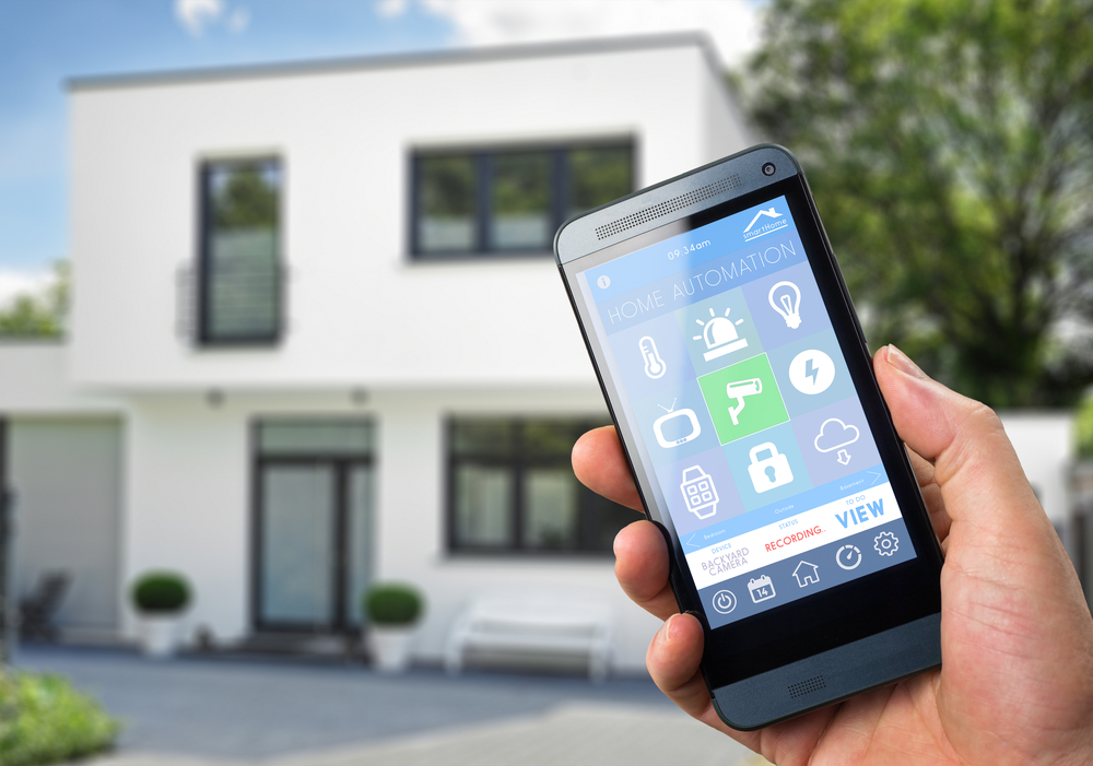 App für Haussicherheit auf dem Handy