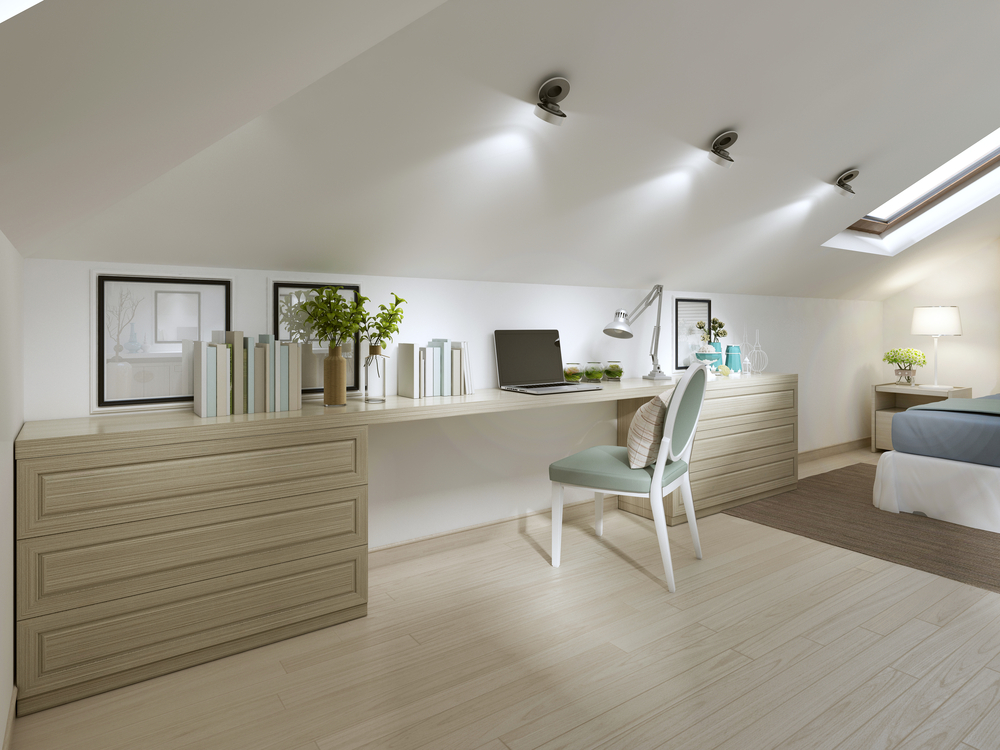Beleuchtung in einem Homeoffice