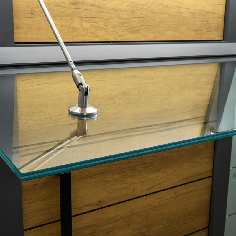 Glasvordach für die Haustür