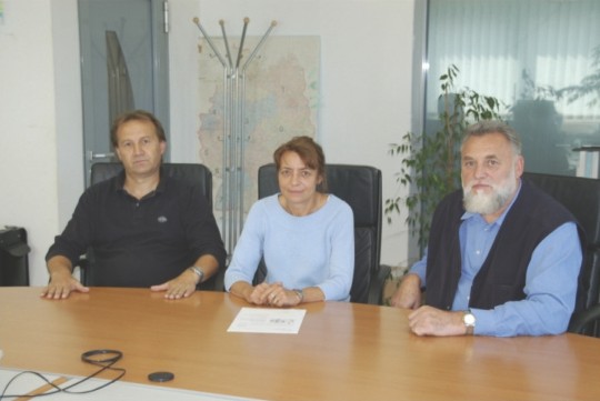 Anton Šenk, Verica Šenk und Janez Lesar